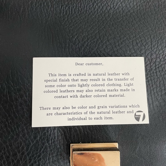 Leopard print crossbody/shoulder bag in genuine black leather and gold hardware - Picture 6 of 8